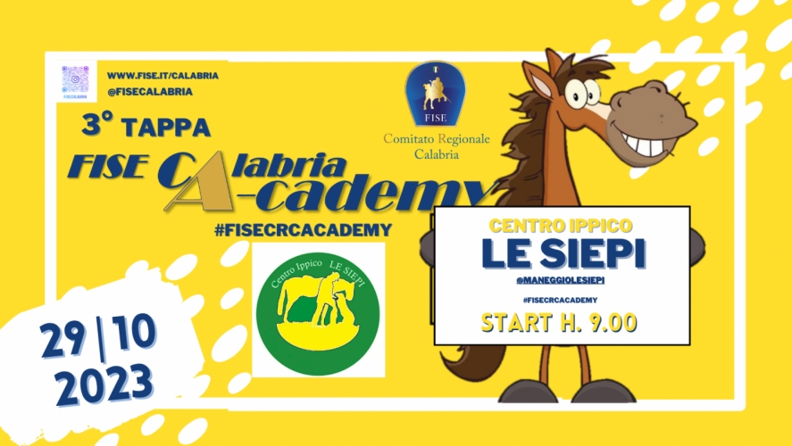 III Tappa Academy Le Siepi 29 ottobre 2023