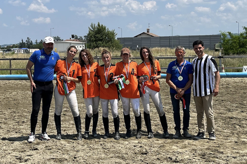 Campionato Italiano Senior Femminile Horse Ball Il Circolo di Novi Diabolas medaglia oro 110623 2
