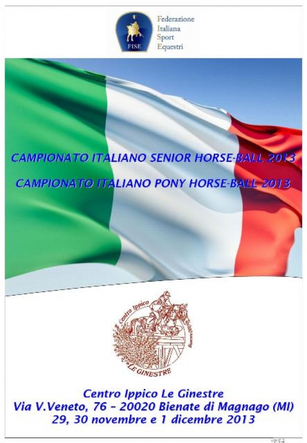 HORSEBALL: A Le Ginestre il Campionato Italiano senior e pony