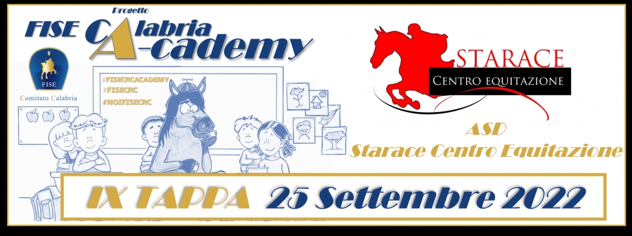 IX tappa a-cademy starace 25 sett 2022