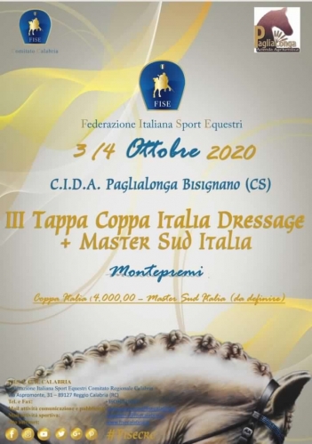 3 4 Ottibre Coppa Italia Dressage