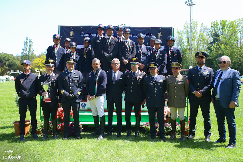 Podio Interforze a squadre22 canteri
