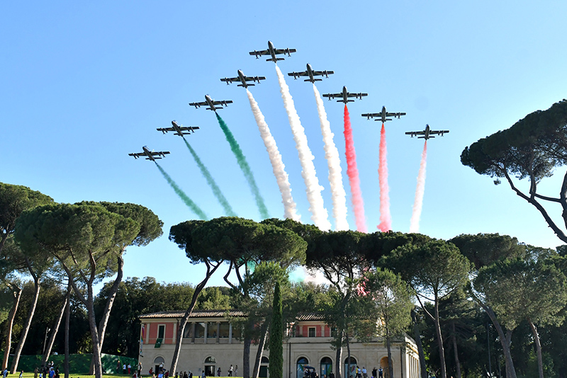 Frecce Tricolore Piazza di Siena 2018 Ph Simone Ferraro