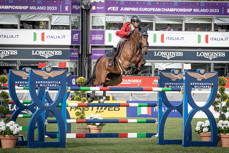 Federación Italiana de Deportes Ecuestres – Campeonato de Europa de Milán: Italia en el mejor grupo con el sexto puesto tras la primera jornada