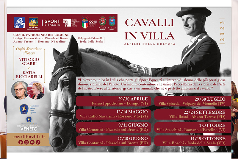 CAVALLI IN VILLA 2023 PROGRAMMA