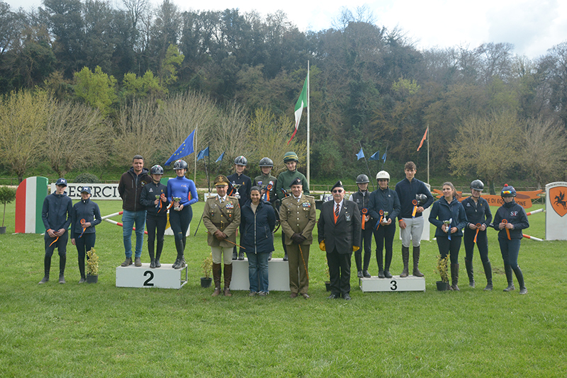 italian eventing team premiazione Montelibretti