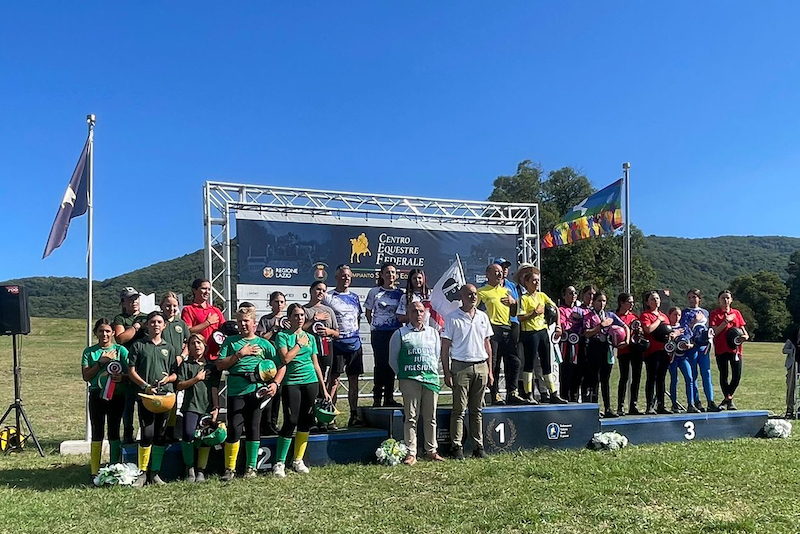 Podio Camp Italiano Pony Elite