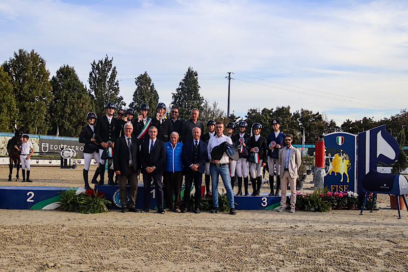 Podio Junior Campionati Prestige