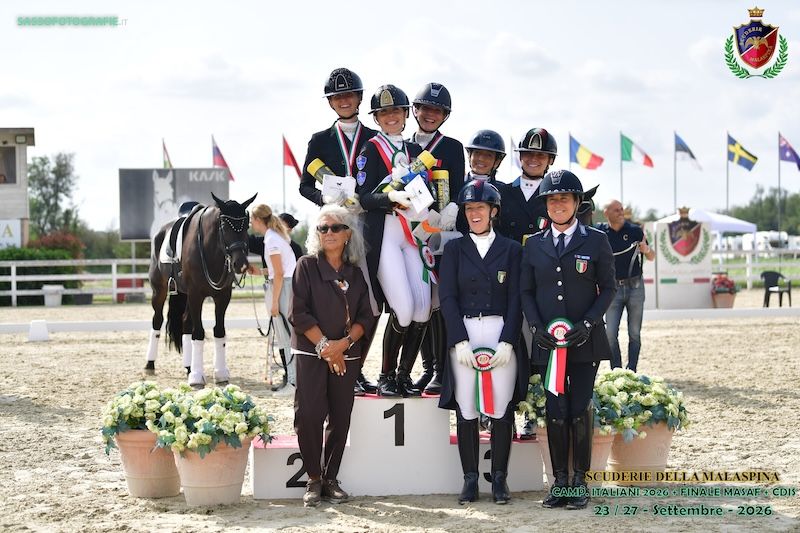 Dressage: Campionati Italiani DeNiroBootCo. Carnevali si aggiudica il titolo “Tecnico”, a Duranti il tricolore Freestyle