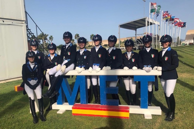 Team italia dressage eugiovani2021