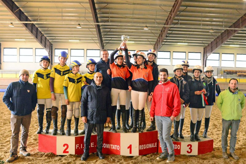 Coppa Italia Horse Ball 2017 premiazione cat.Pony Allievi Ott