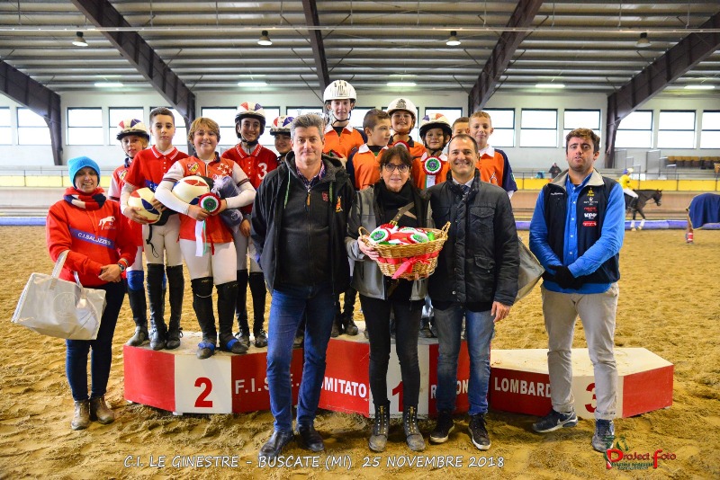 Coppa Italia Horse Ball 2018 premiazione Pony Esordienti