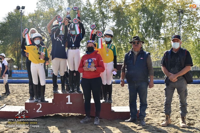 FISE Coppa Italia Pony 2021 premiazione categoria Pony Esordienti