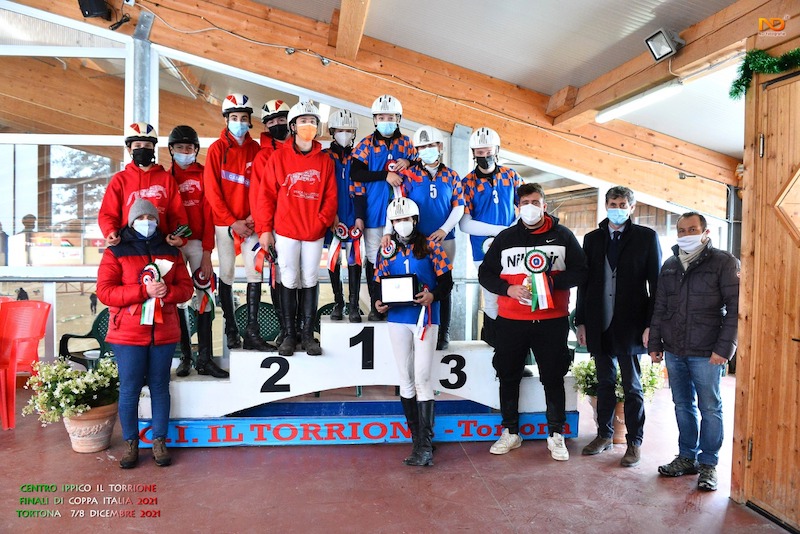 finale Coppa Italia Pony 2021 premiazione categoria Pony Cadetti