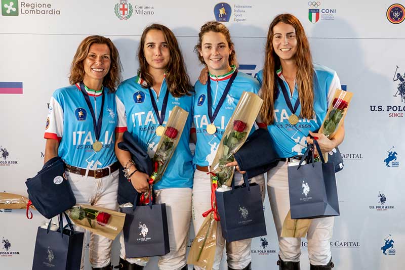 TEAM ITALIA POLO FEMMINILE MG 2200