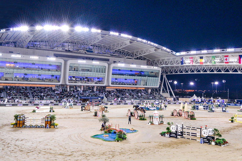 Federação Equestre Italiana – Azzurri competindo em Doha, Riade, Abu Dhabi, Wellington, Braunschweig, Vidauban, Royan, Vilamoura e Vejer de la Frontera