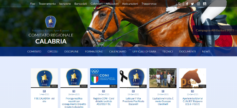 Federazione Italiana Sport Equestri Comunicazione Fise 2 0 Arrivano Calabria E Veneto