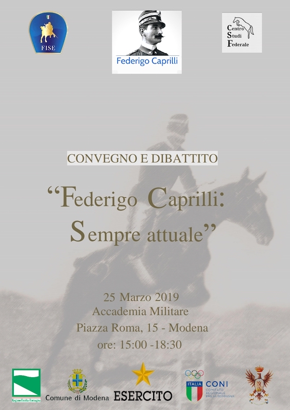 Locandina Convegno Caprilli Modena 25 Marzo 2019 2