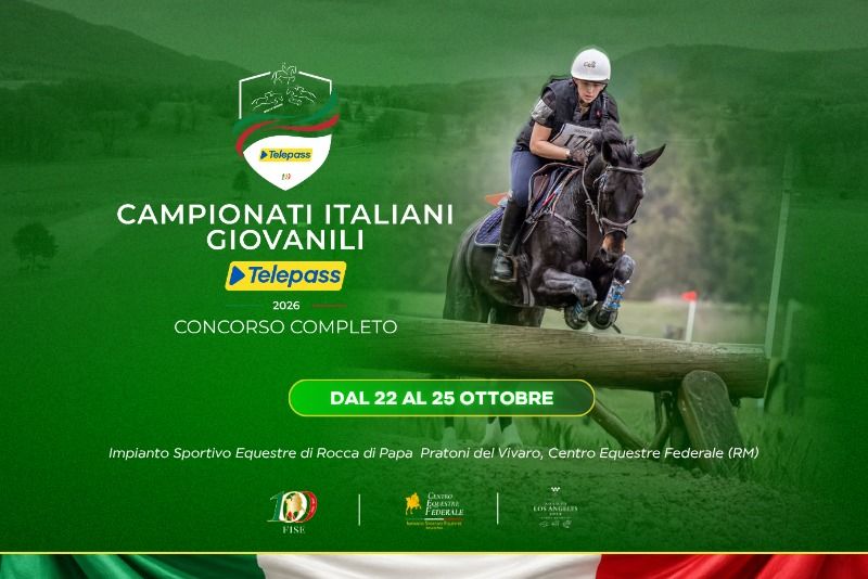 Concorso Completo. Le giovani promesse in gara nei Campionati Italiani Giovanili Telepass