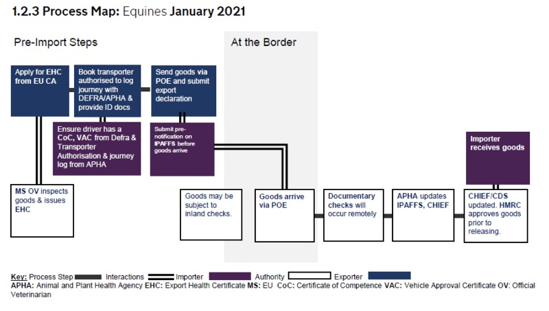 UK import proces Map