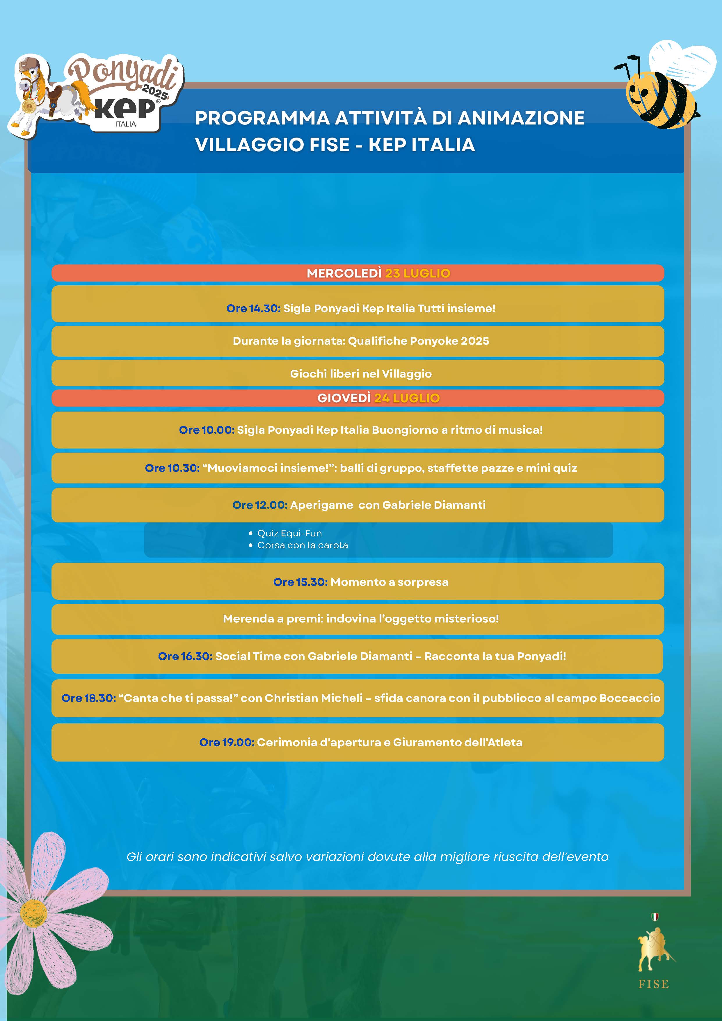 Programma Ponyadi Kep ITALIA FISE Pagina 5