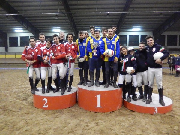 Coppa Italia Horse-Ball - premiazione Senior 1a divisione