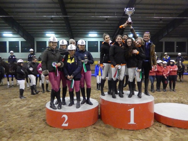 Coppa Italia Horse-Ball - premiazione Senior Femminile