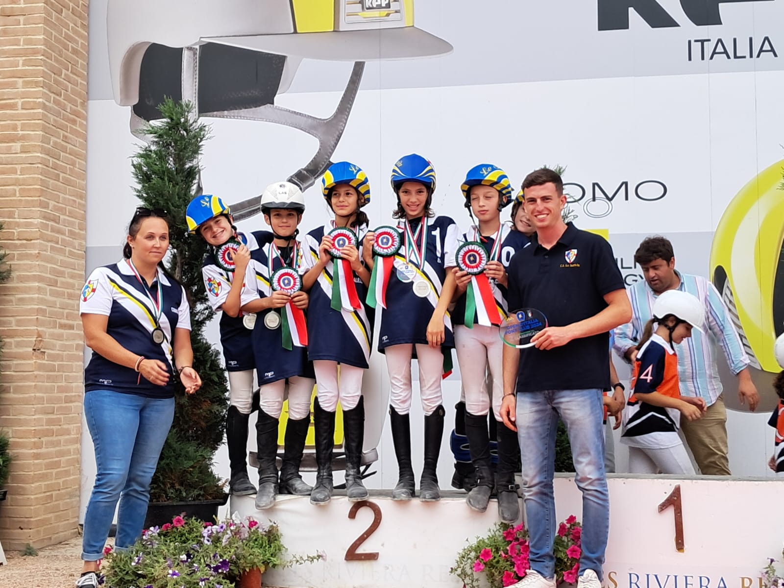 foto campionati italiani Horseball pony 2024