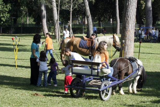 PIAZZA DI SIENA: A Villa Borghese il Battesimo della sella