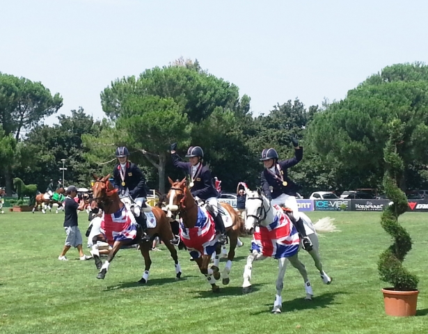 BRITISH TAKE TEAM AND INDIVIDUAL GOLD IN EVENTING