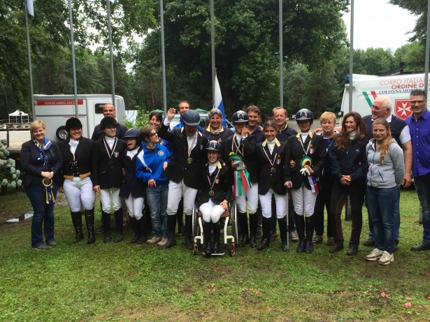 EQUITAZIONE PARALIMPICA: Gare sospese per la pioggia