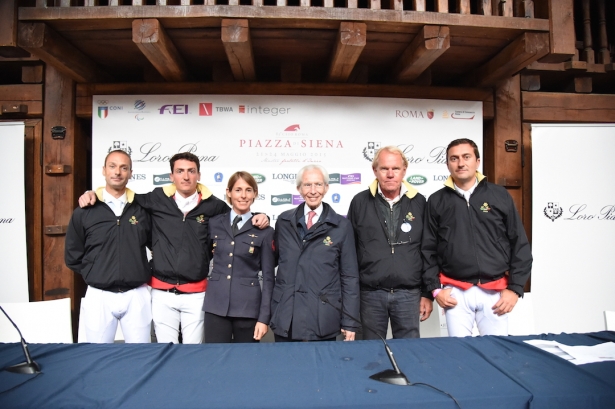PIAZZA DI SIENA: Italia in conferenza stampa dopo la Coppa
