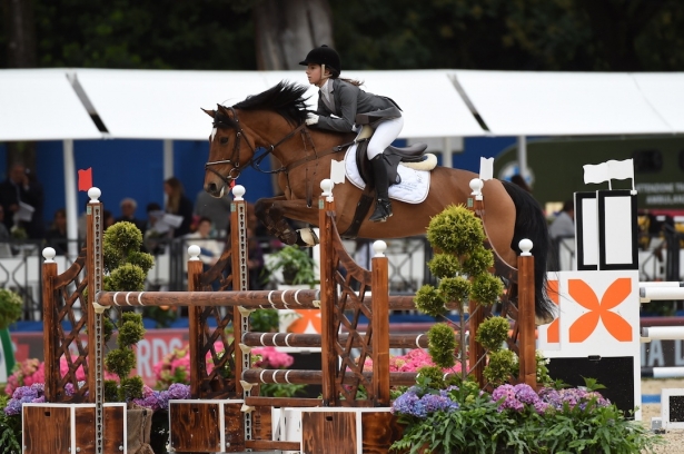 PIAZZA DI SIENA: La prima manche della Gara Nazionale Pony Premio Porrini