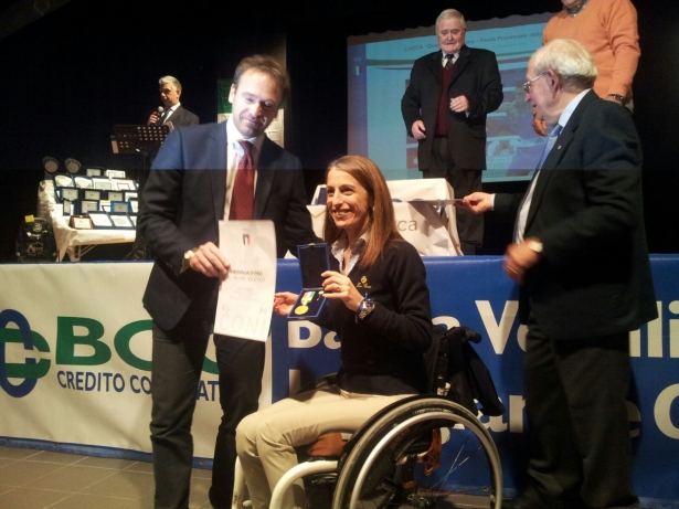 CONI: Consegnata a Sara Morganti la Medaglia d'oro al valore atletico