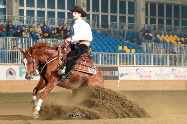 REINING: Manuel Cortesi e PC Galina Rooster L4 Non Pro Futurity Champions