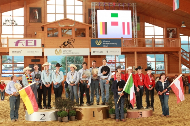 REINING: Europei giovanili. Italia d’oro e d’argento a Givrins