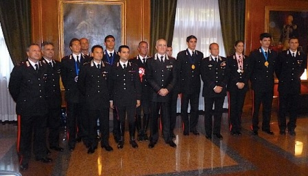ATTUALITA': Il Comandante generale Del Sette ha incontrato gli atleti dell'Arma