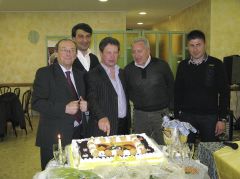 Cena di fine anno per I Cavalieri Sanniti del presidente Vincenzo Di Stasi