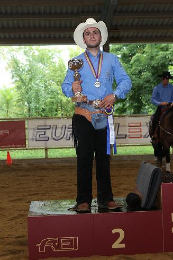 Andrea Iannetta punta alla vittoria del Mondiale di Reining