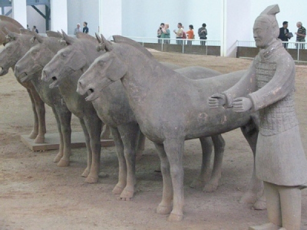 Scoperta una cavalleria di terracotta in Cina