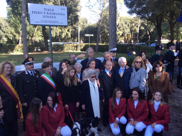 ATTUALITÀ: Inaugurato Viale Piero e Raimondo d’Inzeo