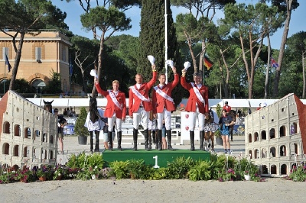 Piazza di Siena: la Coppa parla tedesco