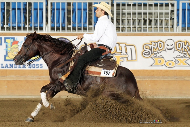REINING: European Derby Open. Vince Fonck, ma Lendi è secondo ex aequo