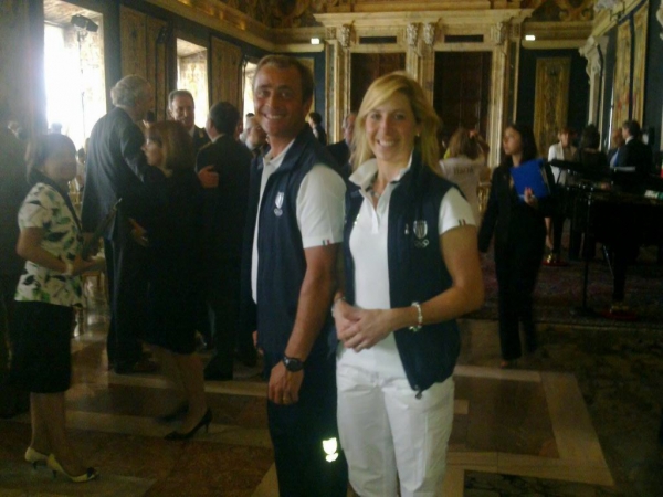 LONDRA 2012: NAPOLITANO HA CONSEGNATO LA BANDIERA AGLI AZZURRI