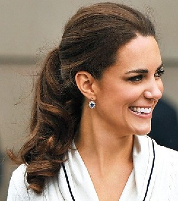 Kate Middleton in sella