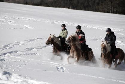 “La Repubblica”: il fascino delle cavalcate sulla neve