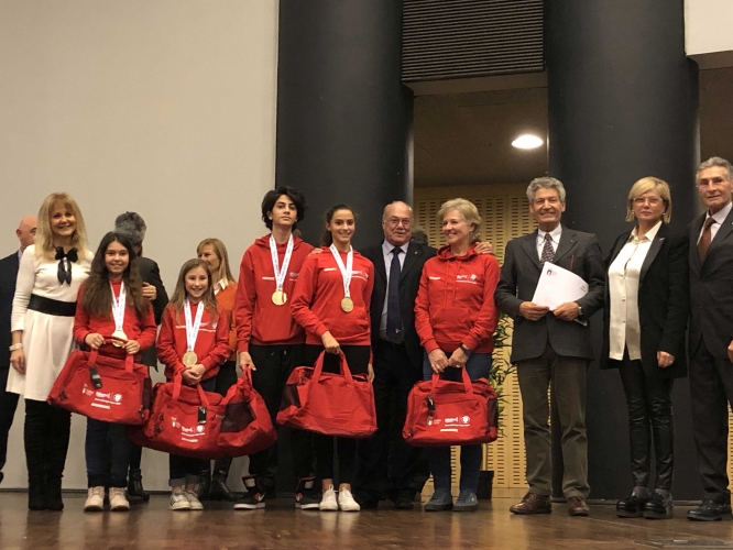 Premiazione Trofeo CONI Kinder sport 2018