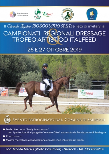 Campionati Regionali Dressage 2019 (Sarroch, 26-27 ottobre 2019 )