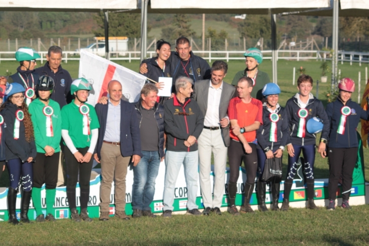 Marika Soro - Medaglia d'Oro - Cat. CEN A con lo chef d'equipe Gianni Delinna