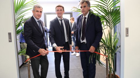 Taglio nastro de Luca